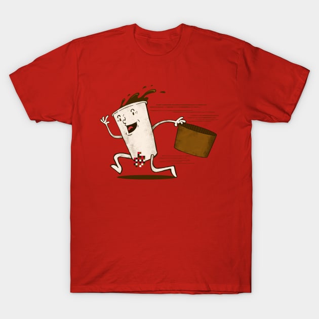 Morning Coffee Run T-Shirt by calbers